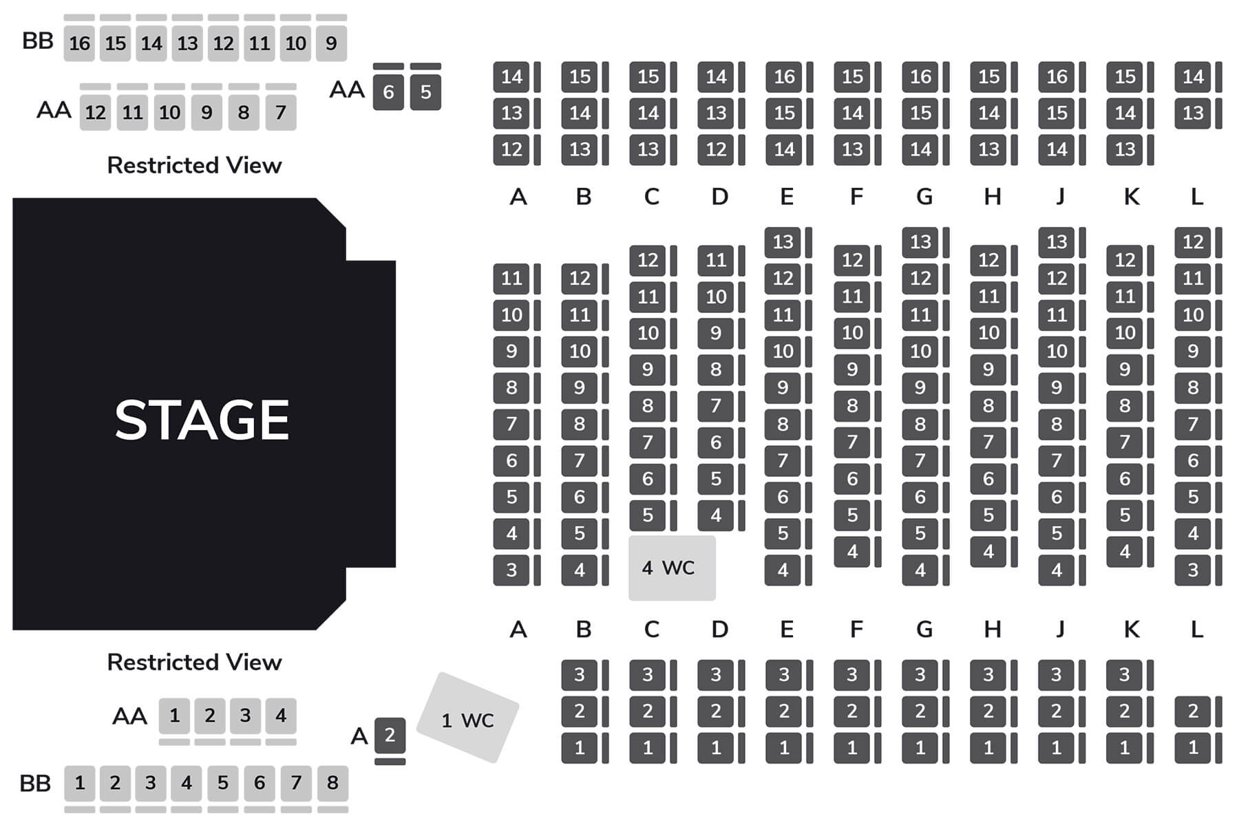 Eras Tour Seating Chart With Seat Numbers