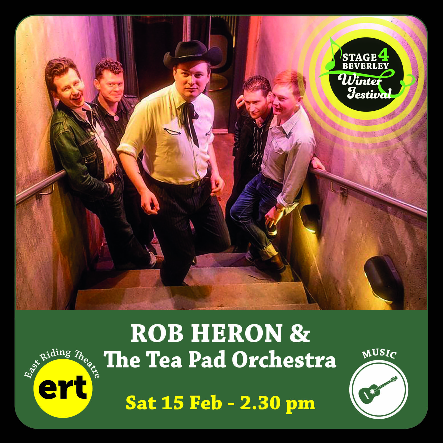 Stage4Beverley Winter Festival | Rob Heron & The Tea Pad Orchestra plus support