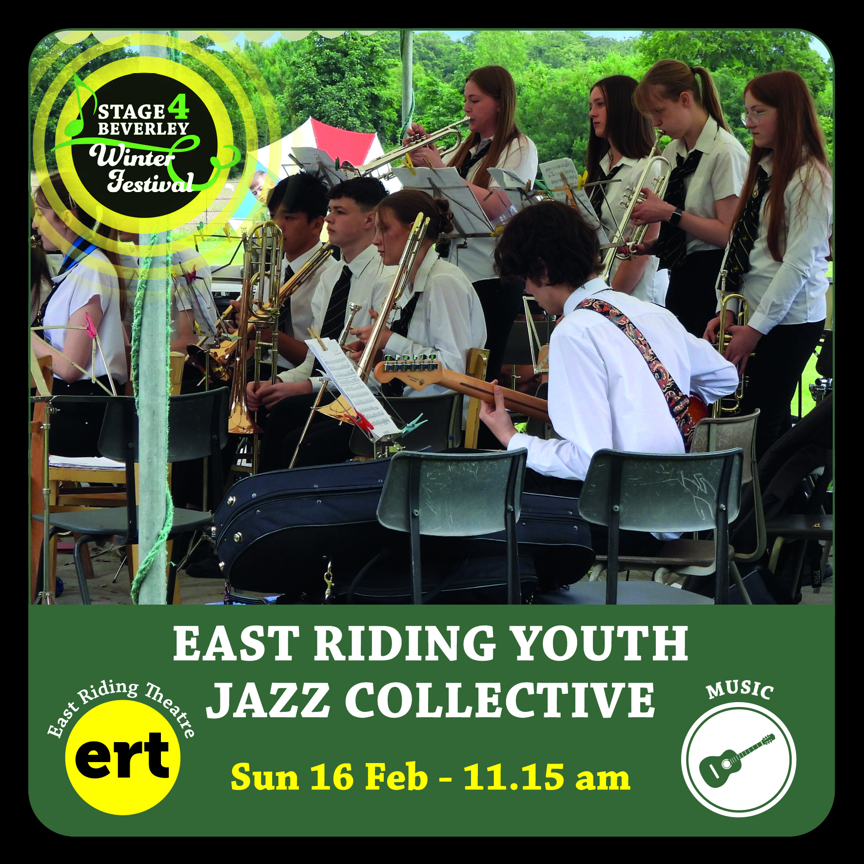 Stage4Beverley Winter Festival | The East Riding Youth Jazz Collective in Concert