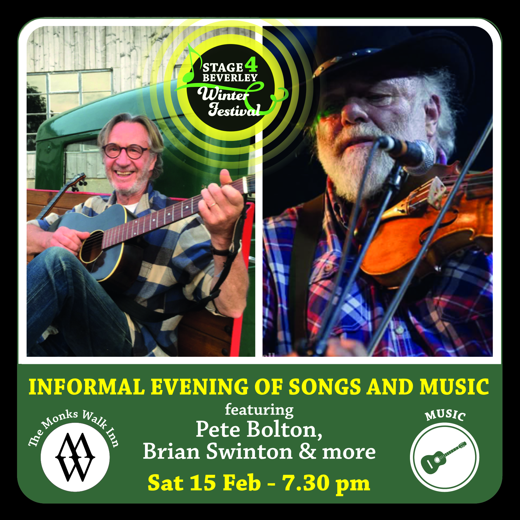 Stage4Beverley Winter Festival | An Informal Evening of Songs and Music